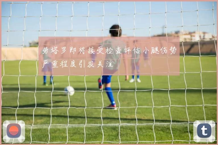 劳塔罗即将接受检查评估小腿伤势严重程度引发关注